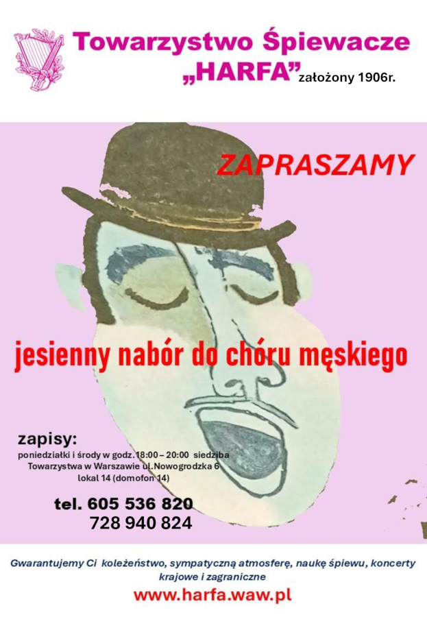 Nabór do chóru Harfa